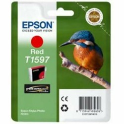 Cartouche d'encre originale Epson Cartucho T1597 rojo Rouge