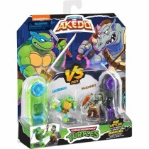 Figurines de combat Teenage Mutant Ninja Turtles Legends of Akedo: Leonardo vs Rocksteady