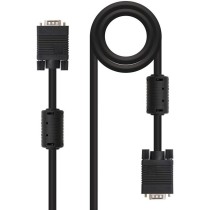 VGA Cable NANOCABLE 10.15.0101 Black 1 m