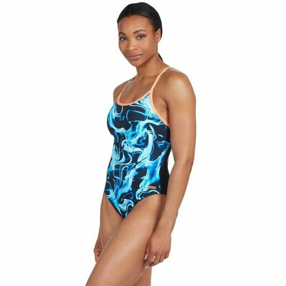 Women’s Bathing Costume Zoggs Sprintback Black