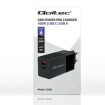 Chargeur mural Qoltec 52382 Noir 100 W (1 Unités)