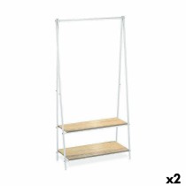 Hat stand Confortime White Wood Metal 80 x 40 x 160 cm