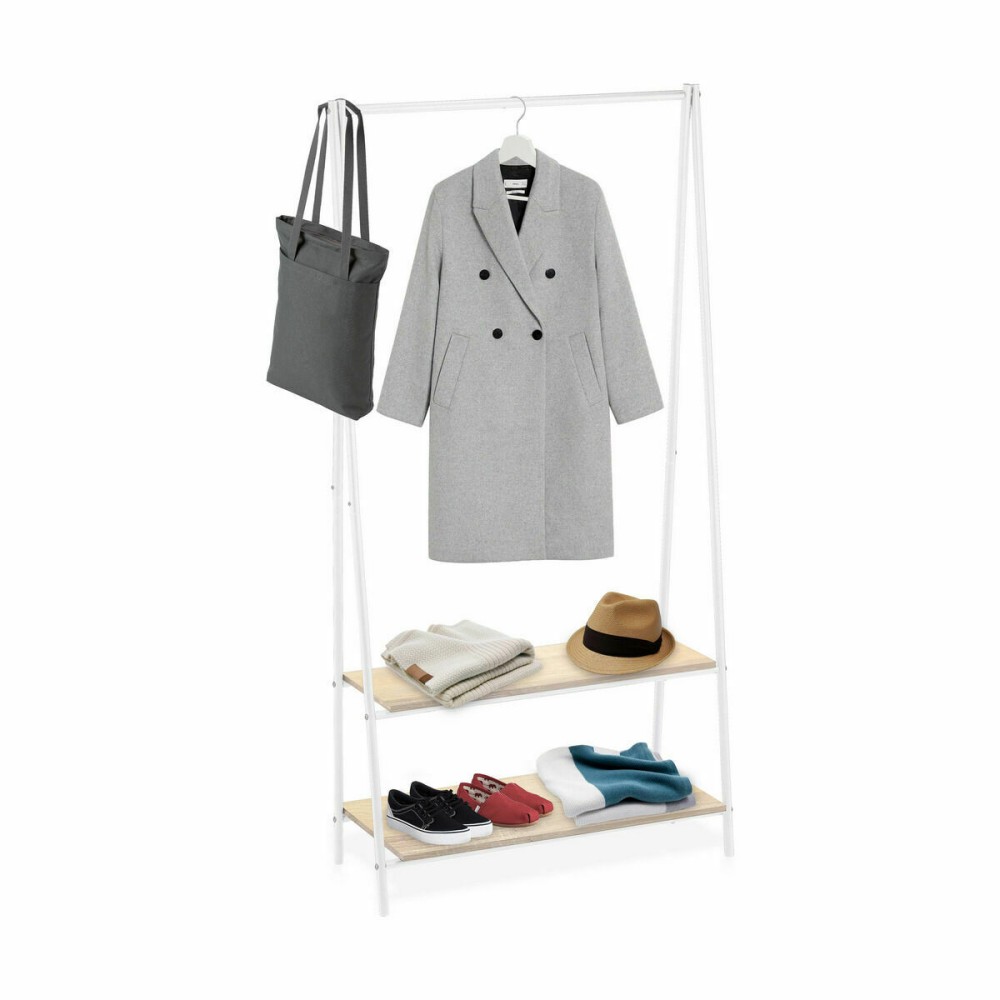 Hat stand Confortime White Wood Metal 80 x 40 x 160 cm