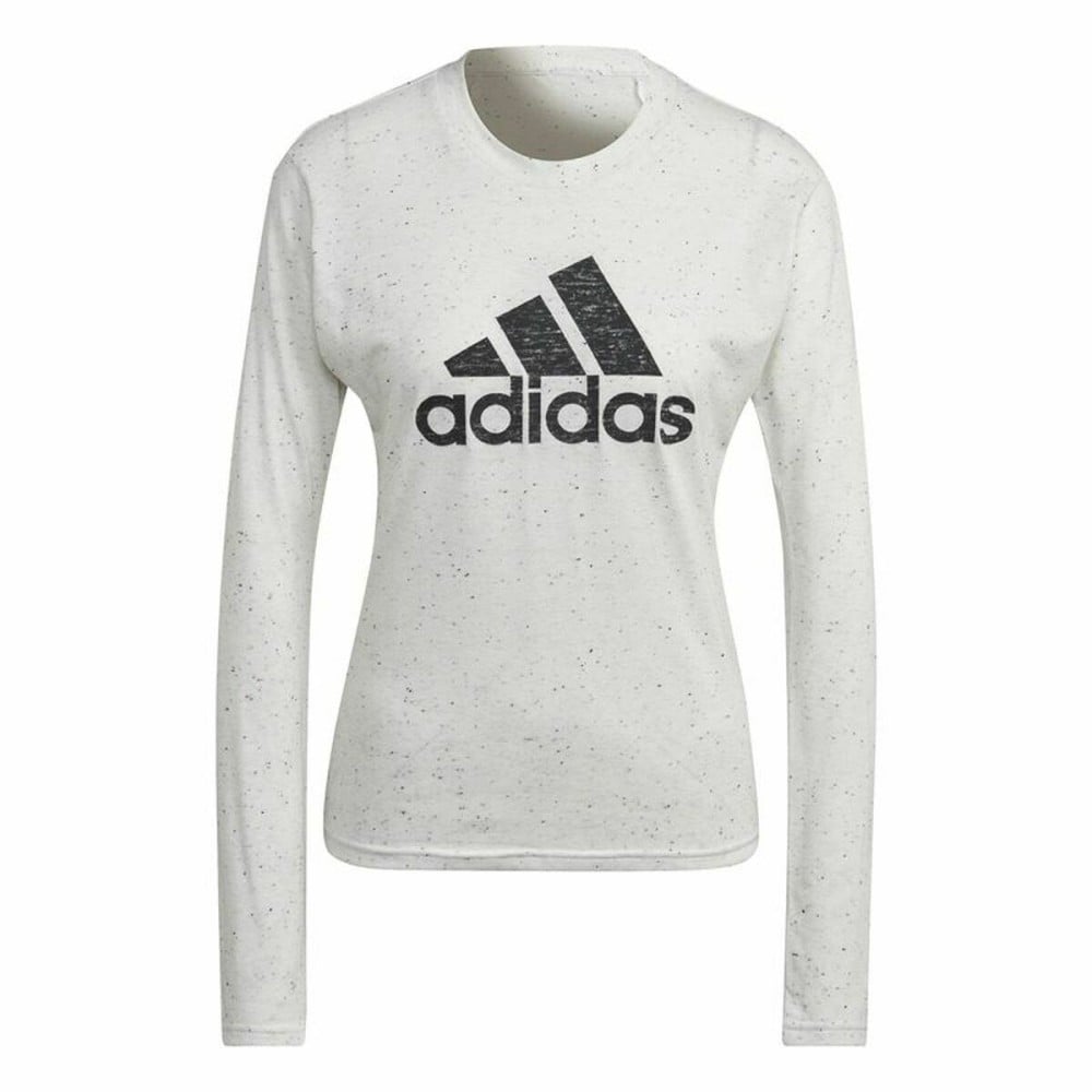 Tee-shirt Manches Longues Femme Adidas Future Icons Winners 3 Blanc