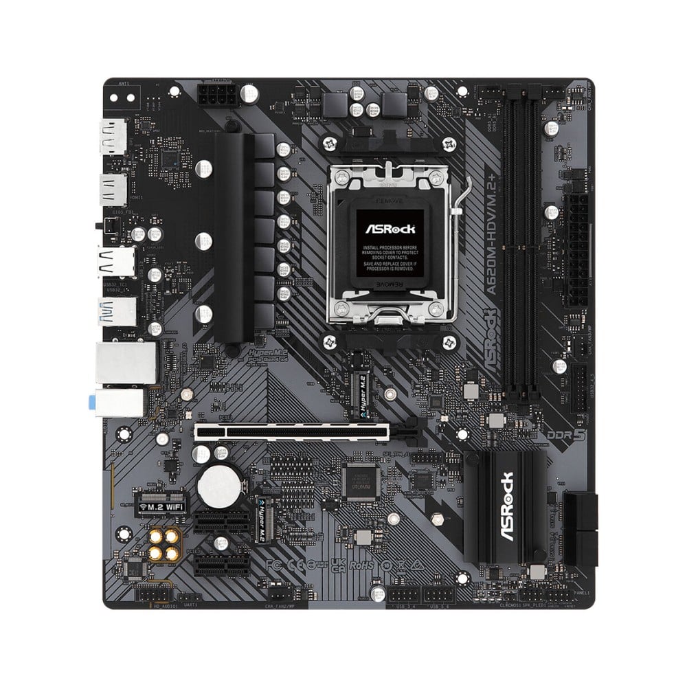 Motherboard ASRock A620M-HDV/M.2+ AMD AMD AM5