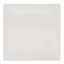 Flat Plate La Mediterránea Elite Stoneware Ivory 26,5 x 26,5 x 2,5 cm (6 Units)