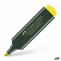 Highlighter Faber-Castell TEXTLINER 48 Yellow (10 Units)