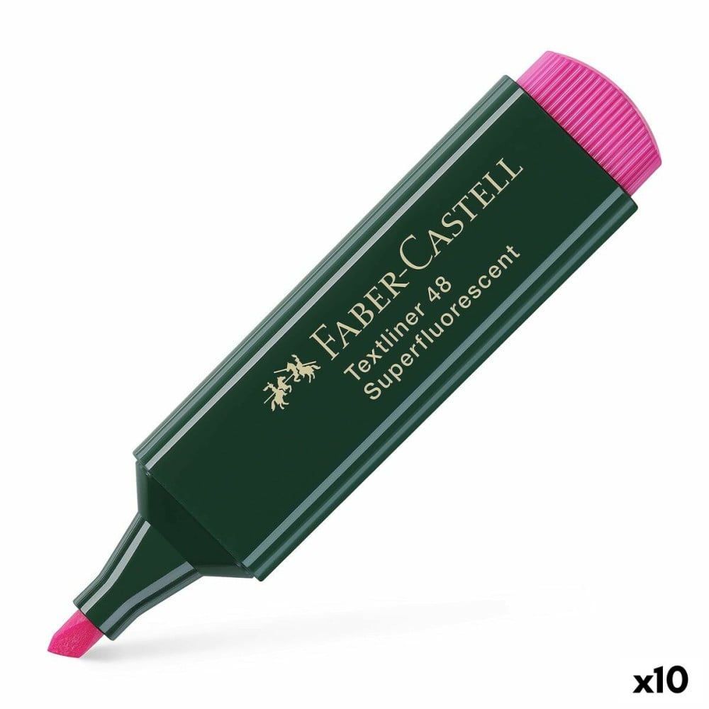 Surligneur Faber-Castell TEXTLINER 48 Fuchsia (10 Unités)