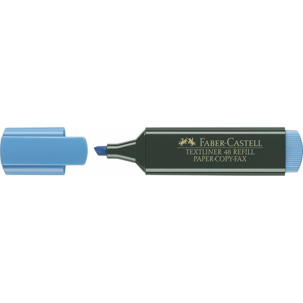 Surligneur Faber-Castell TEXTLINER 48 Bleu (10 Unités)