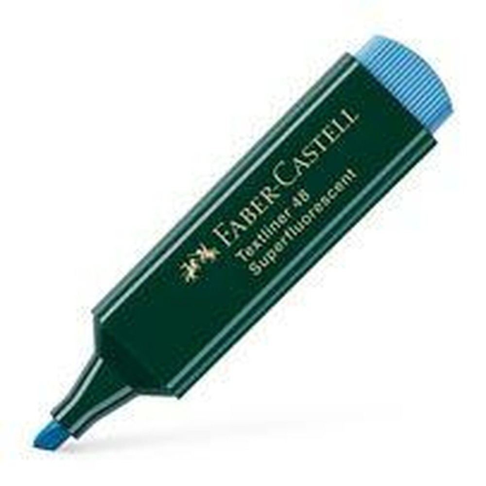 Highlighter Faber-Castell TEXTLINER 48 Blue (10 Units)