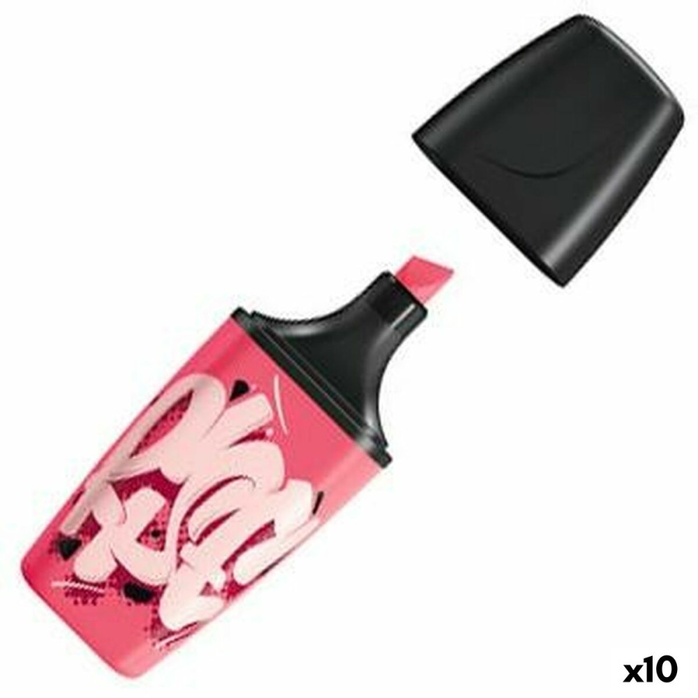 Textmarker Stabilo BOSS MINI RISE Rosa 10 Stücke