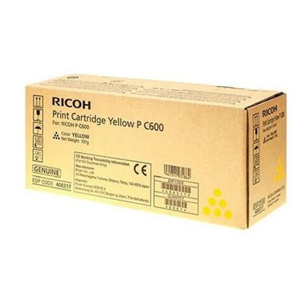 Original Toner Ricoh P C600 Yellow (1 Unit)