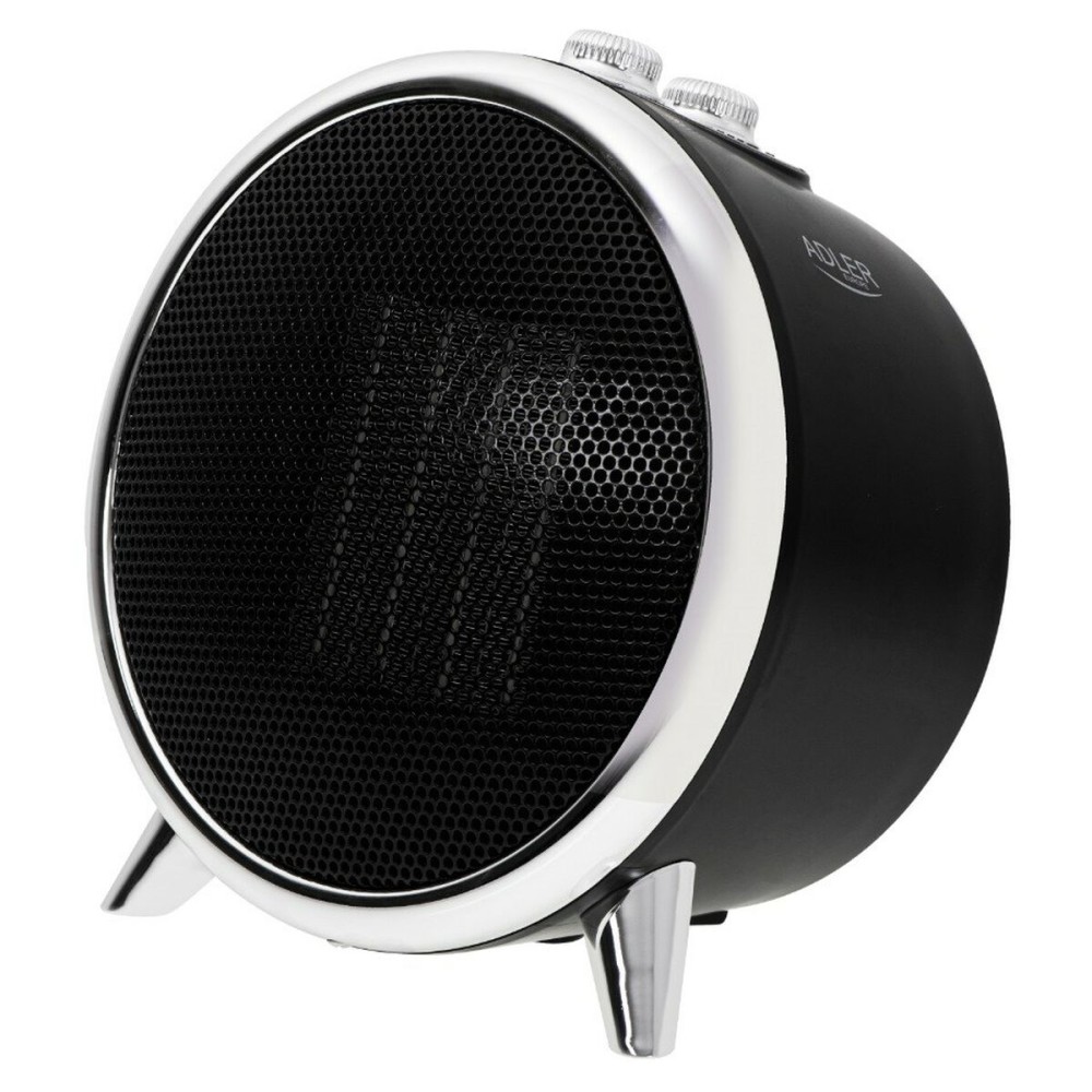 Portable Fan Heater Adler AD 7742 Black Silver 1500 W