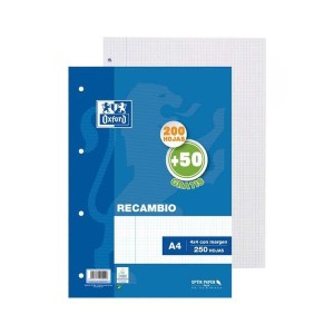 Notepad Oxford A4 250 Sheets (10 Units)