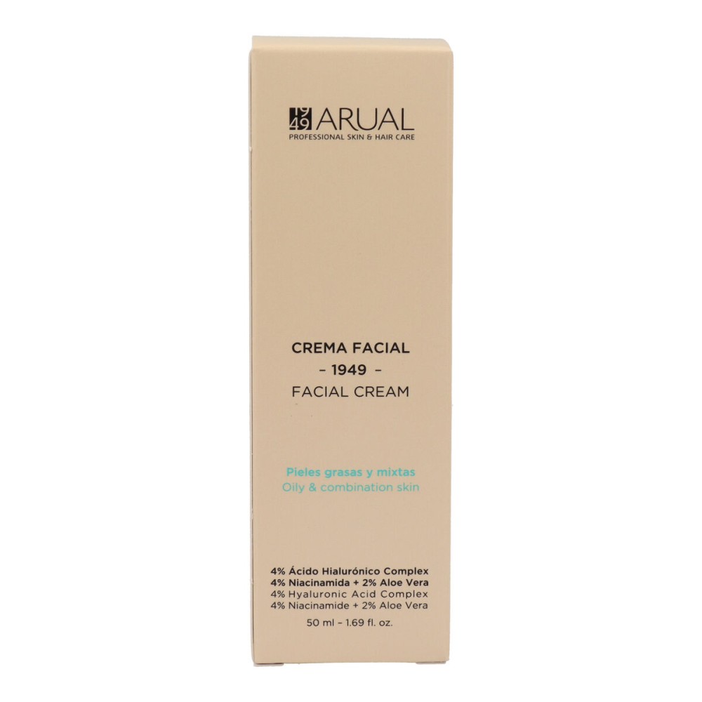 Facial Make Up Remover Arual Crema Facial 50 ml