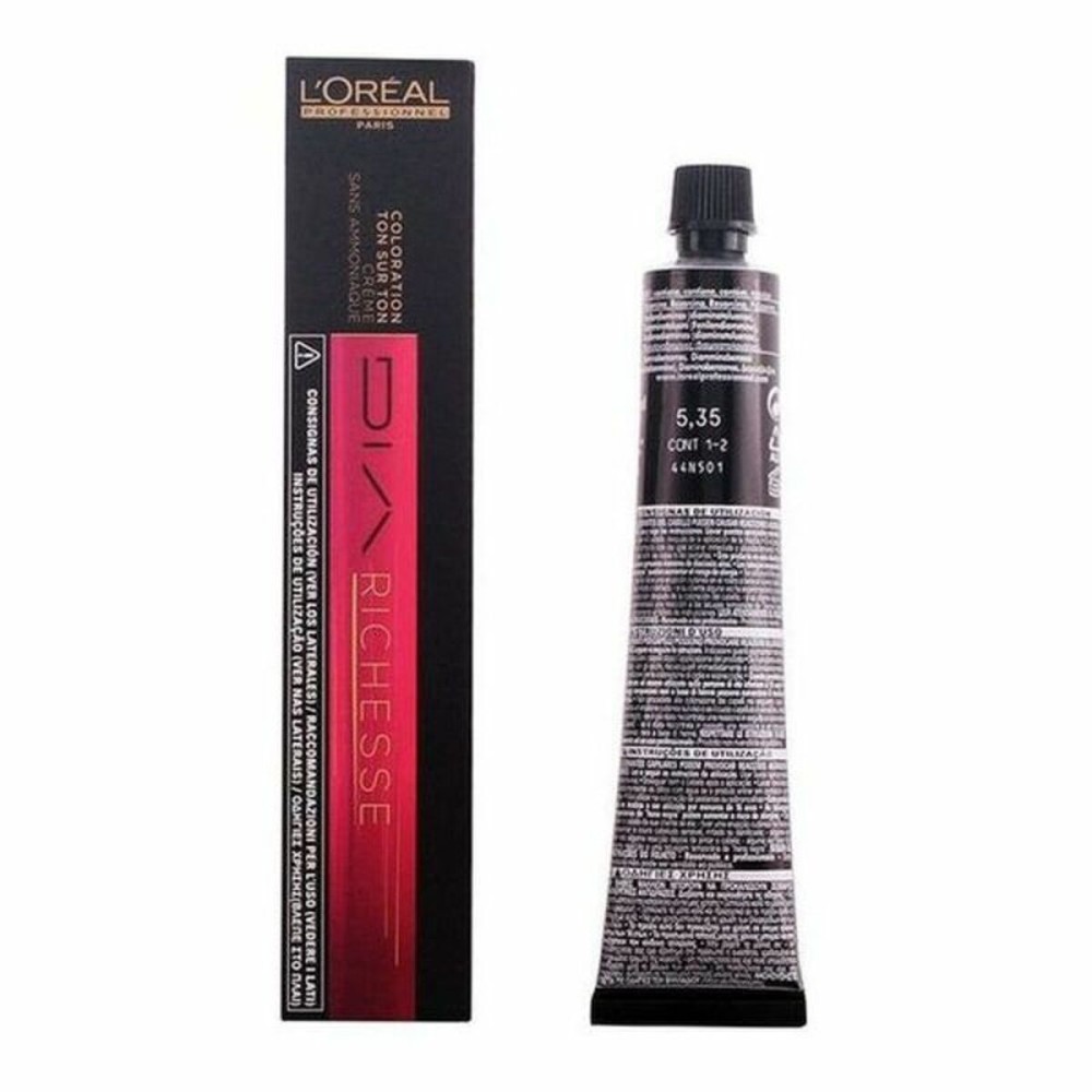 Teinture sans ammoniaque Dia Richesse L'Oreal Professionnel Paris BF-3474630442863_Vendor (50 ml) Nº 5,35 50 ml