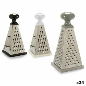 Reibe Mehrere Dreieckig Edelstahl 9,5 x 20 x 9,5 cm (24 Stück)