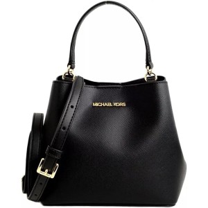 Damen Handtasche Michael Kors PRATT-BLACK Schwarz 18 x 18 x 10 cm