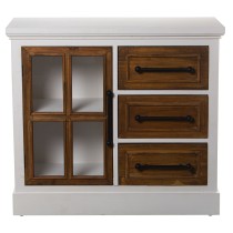 Buffet Alexandra House Living Blanc Bois 86 x 78 x 34 cm