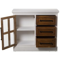 Sideboard Alexandra House Living White Wood 86 x 78 x 34 cm