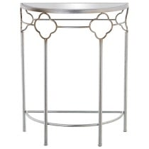 Console Alexandra House Living Transparent Argenté Métal 60 x 75 x 31 cm