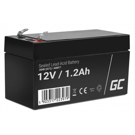 Batterie pour Système d'Alimentation Sans Interruption Green Cell AGM17 12 Ah 12 V