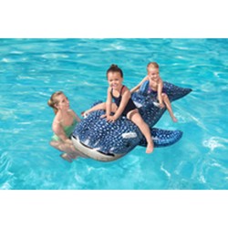 Bestway Aufblasbare Walhai Figur mit Griffen 193x122 cm +3 Jahre Strand und Pool 41482