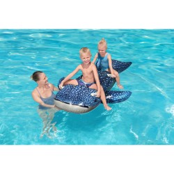 Bestway Figure Gonflable Requin Baleine avec Poignées 193x122 cm +3 Ans Plage et Piscine 41482