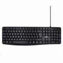 Keyboard Ewent EW3001 Black Spanish Qwerty