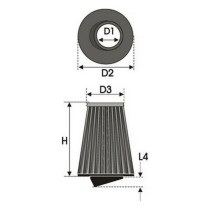 Luftfilter Green Filters K4.70