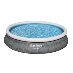 Aufblasbarer Pool Bestway Grau 9677 L 457 x 84 cm