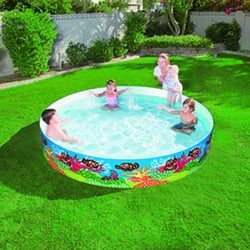 Bestway Starre Kinder-PVC-Pool Marina 244x46 cm +3 Jahre Garten 55031