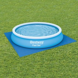 Bestway Protecteur de Sol de Piscine 396x396 cm Jardin 58002