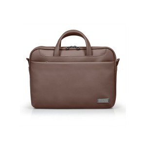 Laptoptasche Port Designs Zurich Toploading Braun Schwarzweiß 15,6''