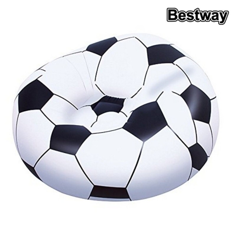 Aufblasbarer Puff Bestway Bunt 114 x 112 x 71 cm Fussball