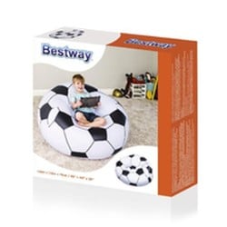 Aufblasbarer Puff Bestway Bunt 114 x 112 x 71 cm Fussball