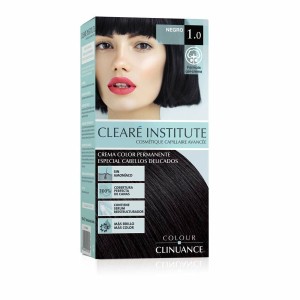 Dauerhafte Creme-Coloration Clearé Institute Colour Clinuance Nº 1.0-negro