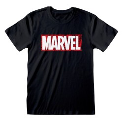 T-shirt à manches courtes unisex Marvel Noir