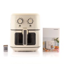 Friteuse à Air InnovaGoods Vynner Pro 6500 Crème 1700 W 6,5 L Acier inoxydable