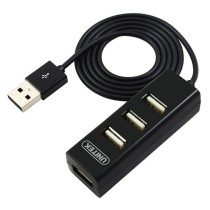 3-Port USB Hub Unitek Y-2140 Black