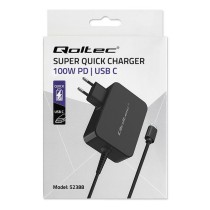 Chargeur mural Qoltec 52388 Noir 100 W (1 Unités)