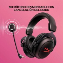 Casques avec Microphone Hyperx 6Y2G8AA Noir