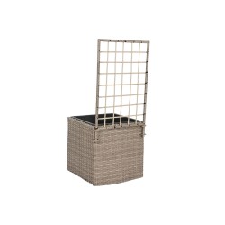 Blumentopf Home ESPRIT Polypropylen Rattan 48 x 52 x 114 cm