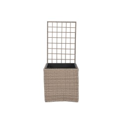 Blumentopf Home ESPRIT Polypropylen Rattan 48 x 52 x 114 cm