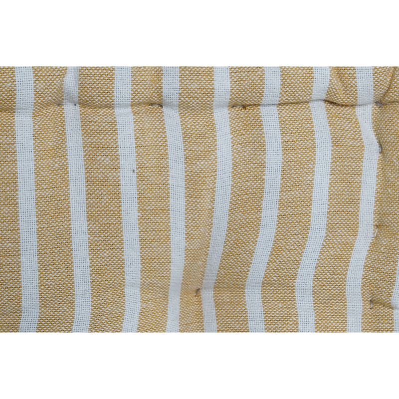 Coussin Home ESPRIT Jaune Beige méditerranéen 56 x 56 x 13 cm (3 Unités)