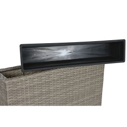 Planter Home ESPRIT polypropylene Rattan 83 x 22 x 65 cm