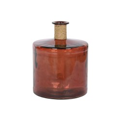 Vase Home ESPRIT Marron Corde Verre trempé 35 x 35 x 45 cm