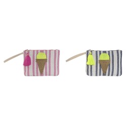 Trousse de toilette Home ESPRIT Bleu Rose 26 x 2 x 19 cm (2 Unités)