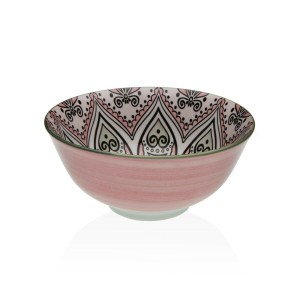 Snack Bowl Versa Pink Ceramic Porcelain 15,5 x 7 x 15,5 cm