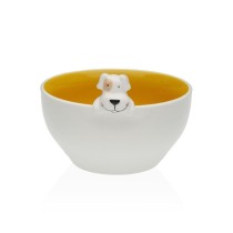 Bowl Versa Porcelain 15,8 x 9,5 x 14 cm Dog